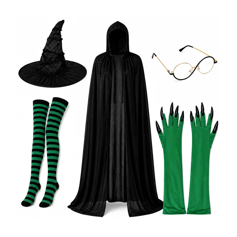 Owlcroft Witch Costume, 5 pieces