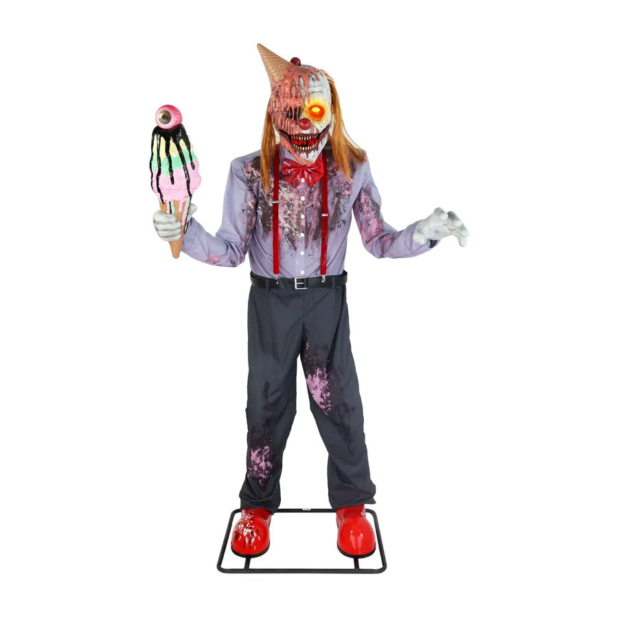 Shrouded Screamer Clown Animatronic