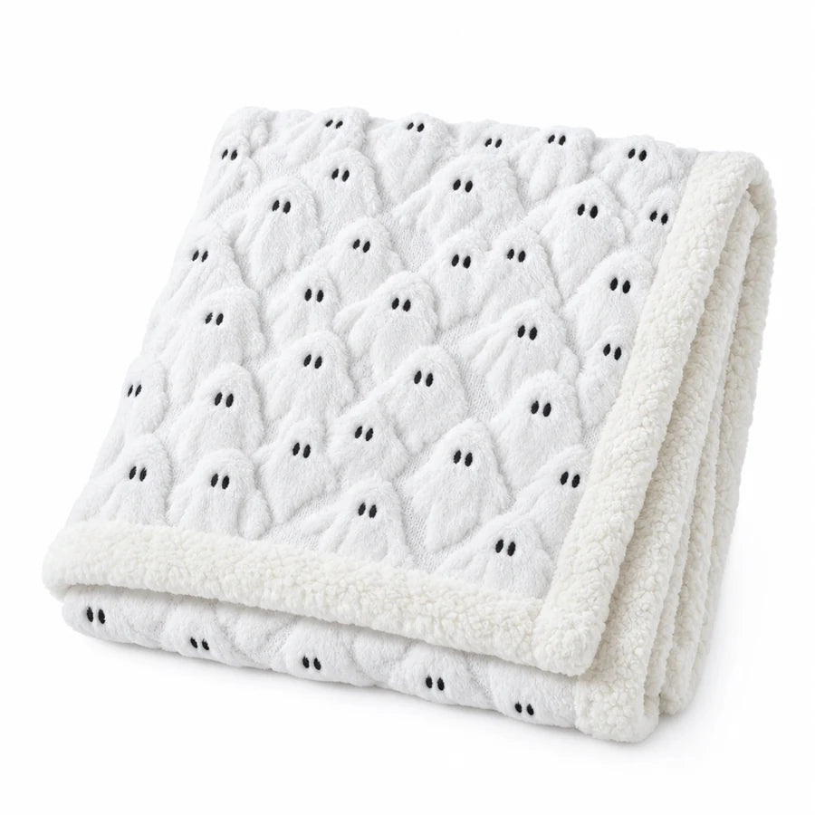 Palewisp Ghost Throw Blanket