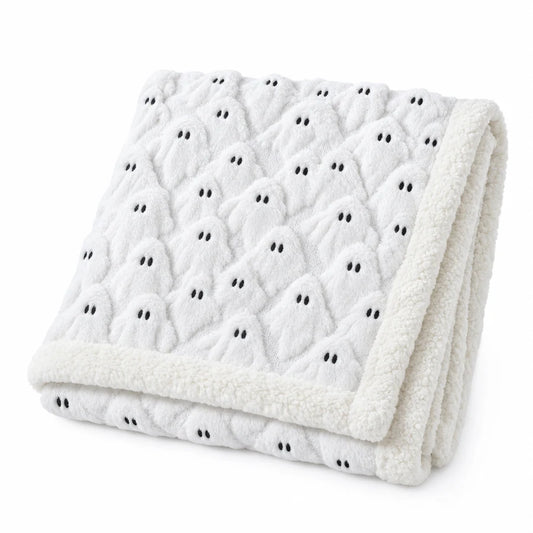 Palewisp Ghost Throw Blanket