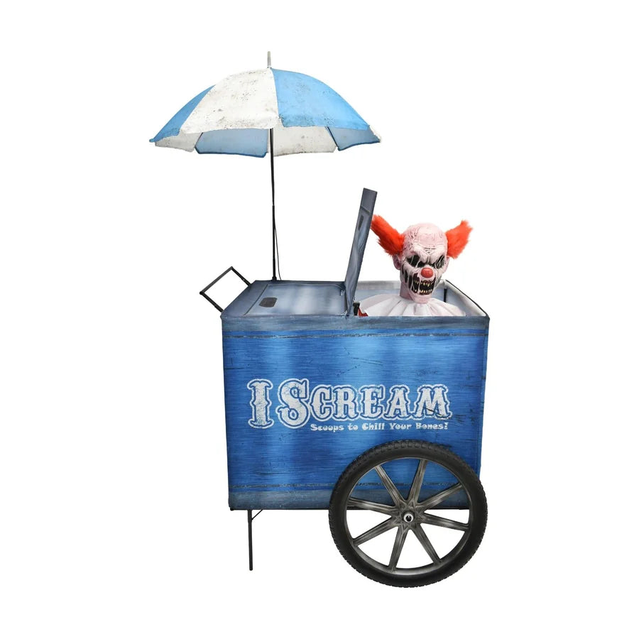Shrouded Screamer Clown Animatronic
