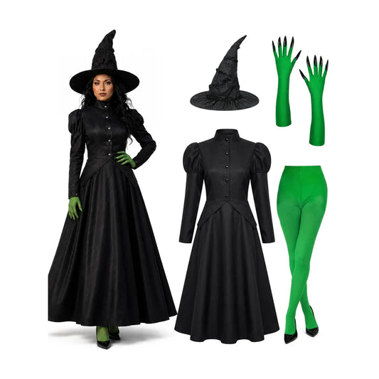 Marrowgate Witch Costume, 4 pieces