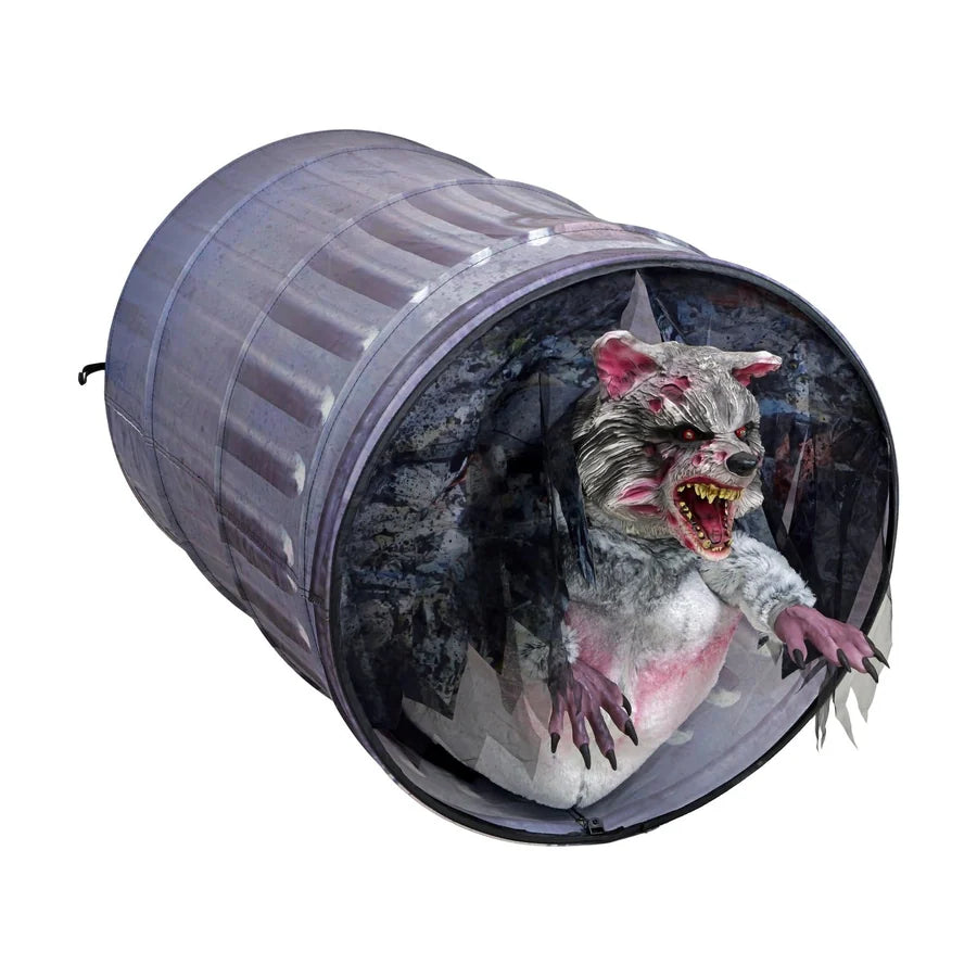 Hollowbrook 2 ft Zombie Raccoon Animatronic