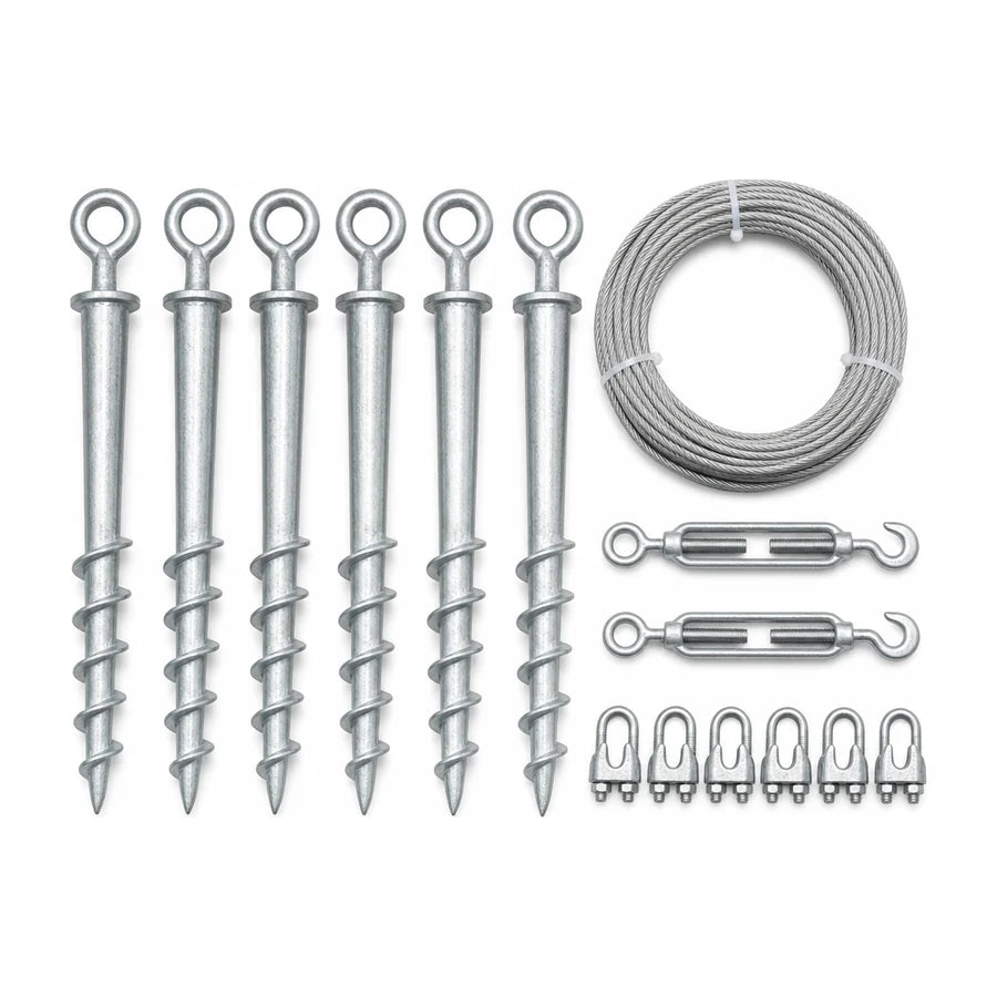 Ground-Lock Anchor Kit, 12 stakes