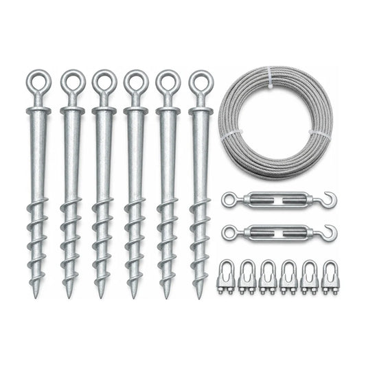 Ground-Lock Anchor Kit, 12 stakes