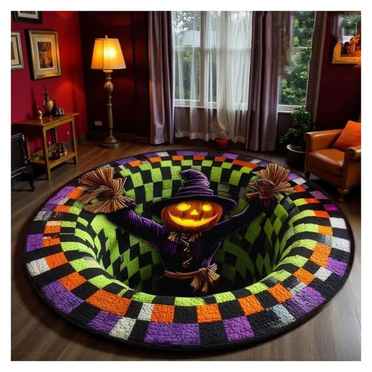 Strawmask Illusion Rug
