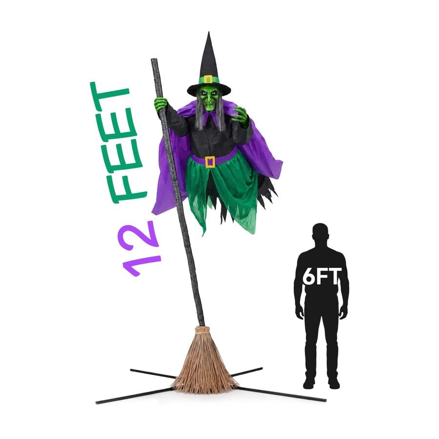 Gravesend 12 ft Witch Animatronic
