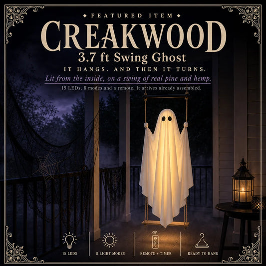 Creakwood 3.7 ft Swing Ghost