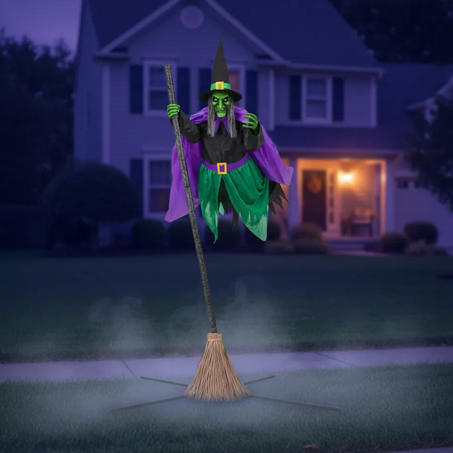 Gravesend 12 ft Witch Animatronic