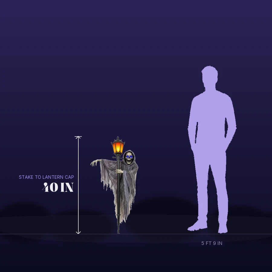 Hooded Lantern Ghoul Stake