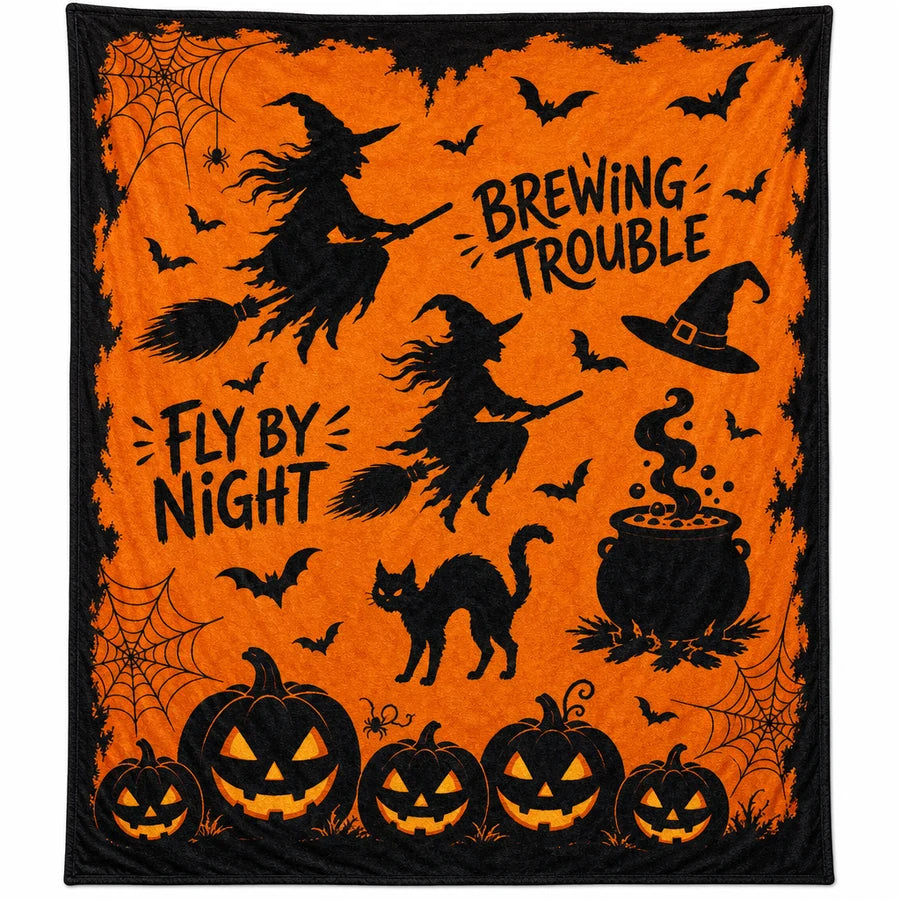 Duskweave Witch Throw Blanket