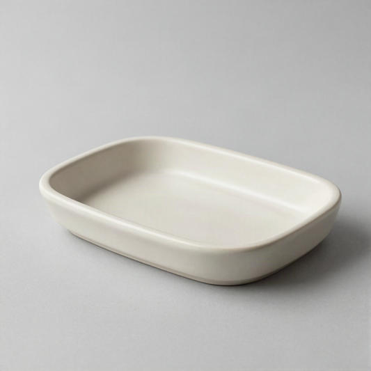 Ceramic Soap Dish with Drainage