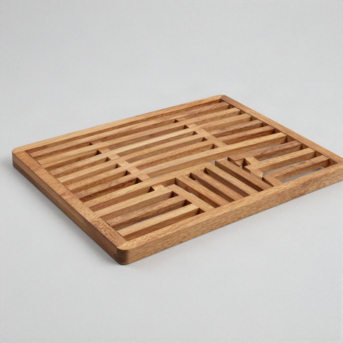 Teak Wood Bath Mat