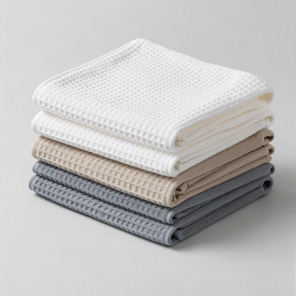 Cotton Waffle Hand Towel Set