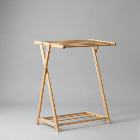 Folding Wooden Drying Rack