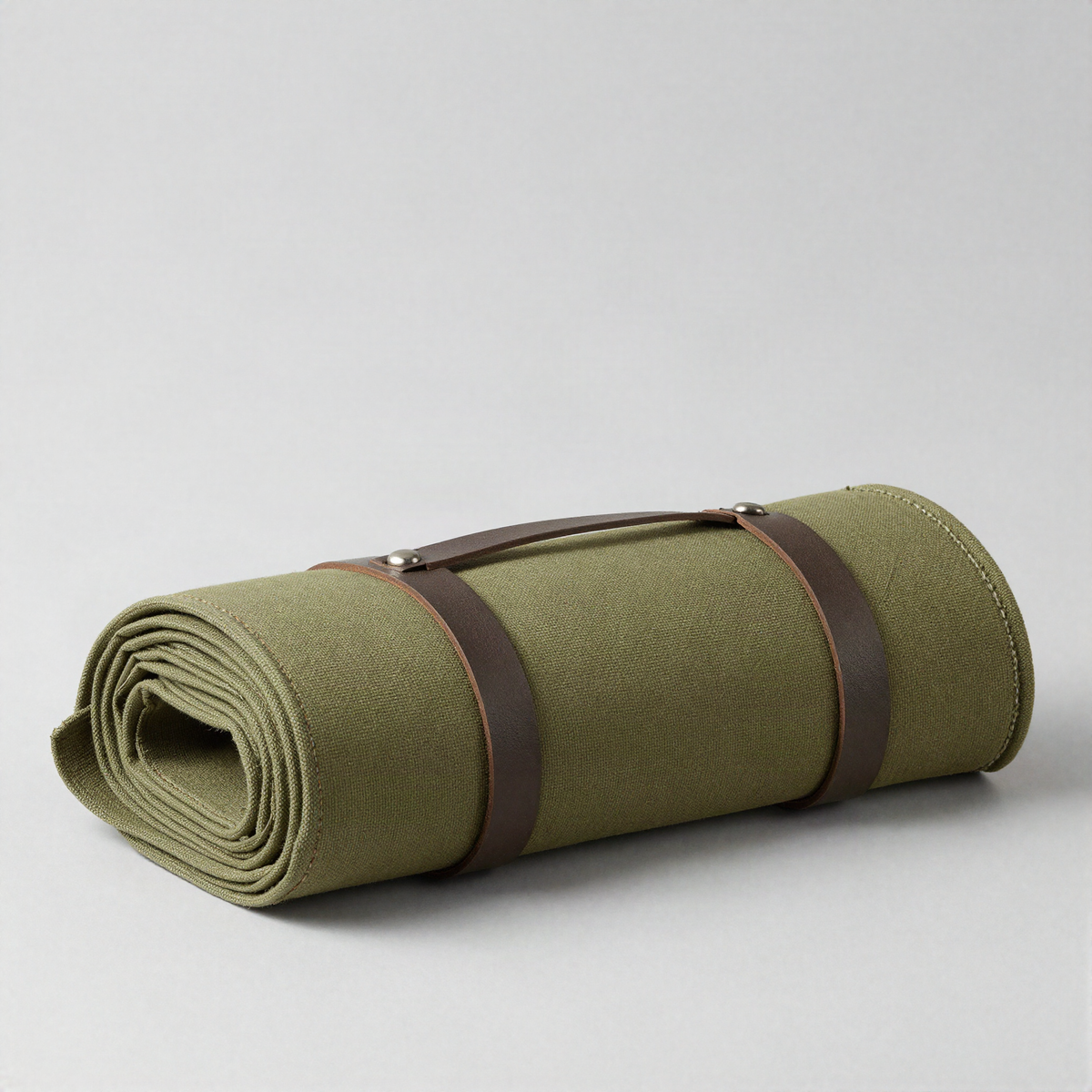 Canvas Tool Roll with Leather Ties